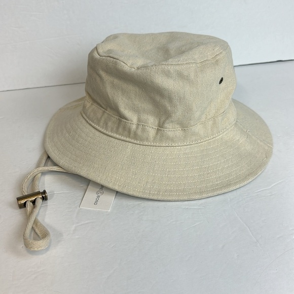 NWT Nordstrom Treasure & Bond Denim Sunhat in Ivory - Picture 2 of 9